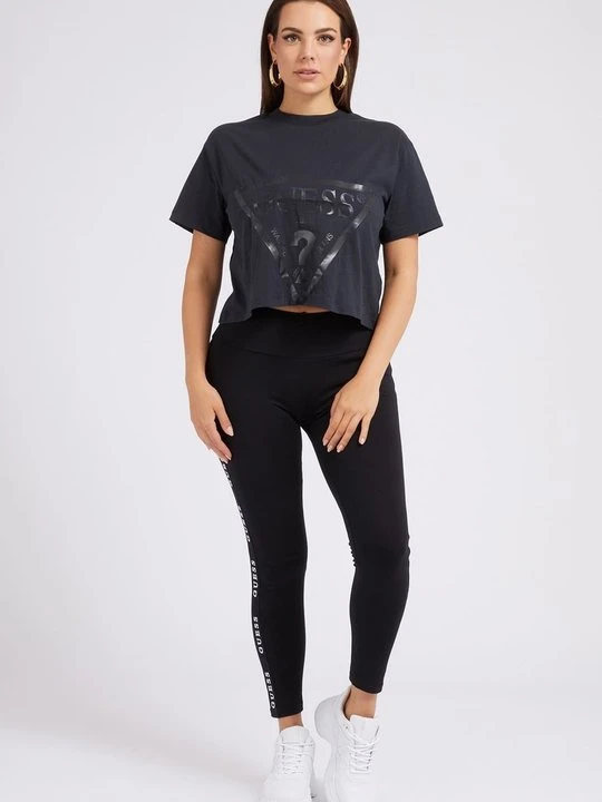 Zdjęcie produktu T-shirt z nadrukiem Guess ciemnoszary