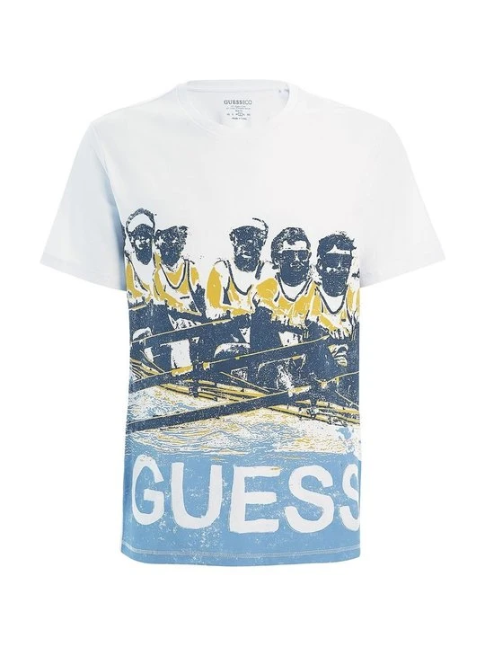 Zdjęcie produktu T-shirt z nadrukiem Guess biały