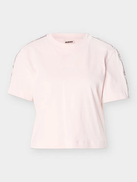 Zdjęcie produktu T-shirt z nadrukiem Guess różowy