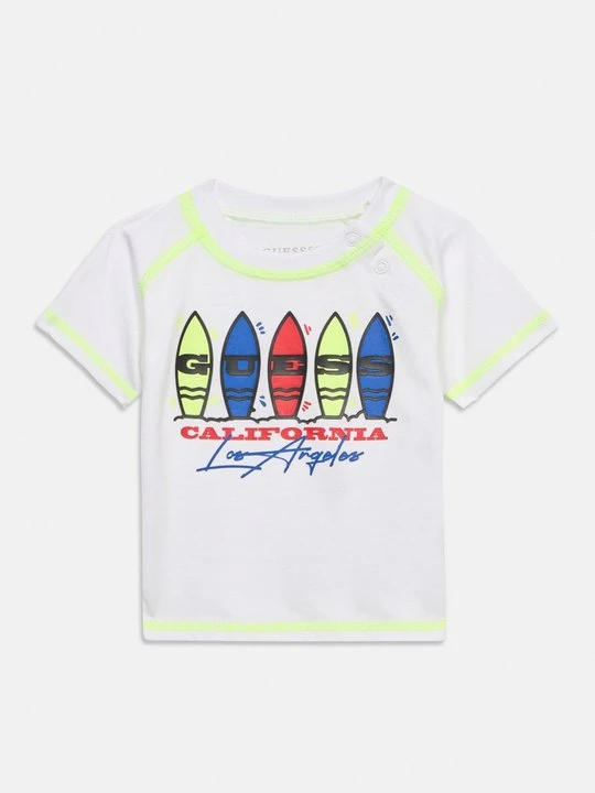 Zdjęcie produktu T-shirt z nadrukiem Guess biały