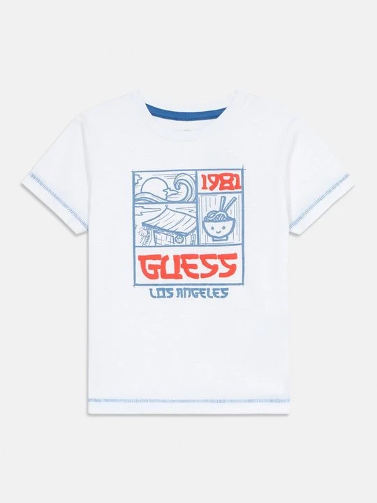 Zdjęcie produktu T-shirt z nadrukiem Guess biały