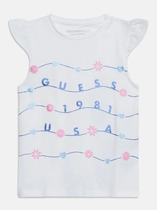 Zdjęcie produktu T-shirt z nadrukiem Guess biały