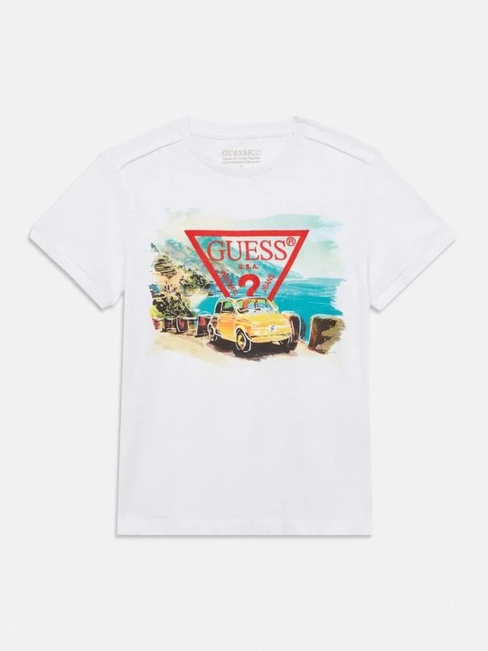 Zdjęcie produktu T-shirt z nadrukiem Guess biały