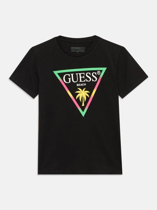 Zdjęcie produktu T-shirt z nadrukiem Guess czarny
