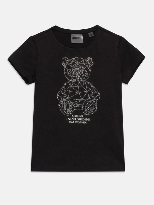 Zdjęcie produktu T-shirt z nadrukiem Guess czarny