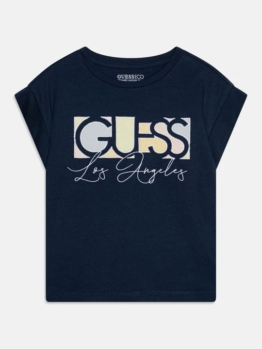 Zdjęcie produktu T-shirt z nadrukiem Guess niebieski