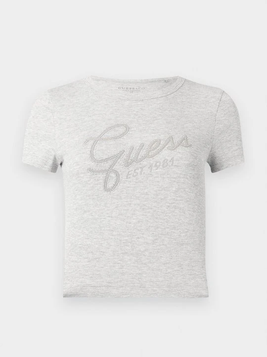 Zdjęcie produktu T-shirt z nadrukiem Guess szary