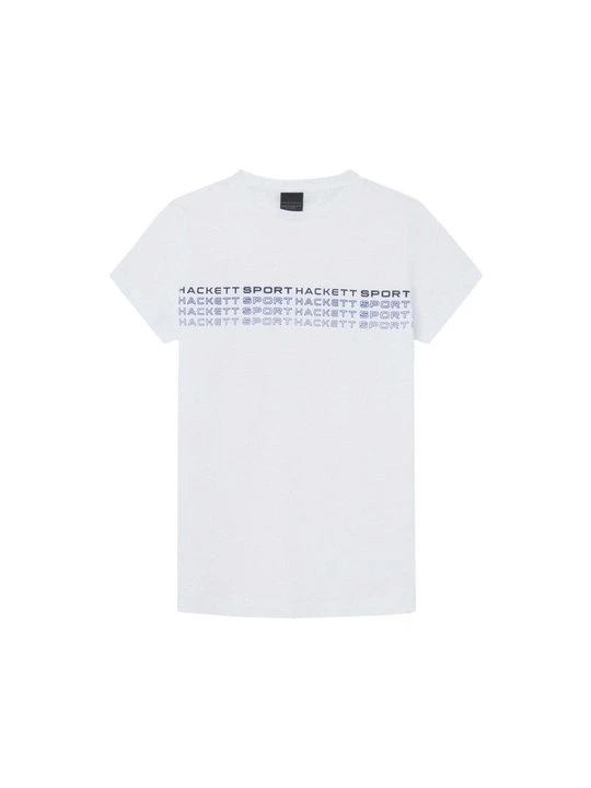 Zdjęcie produktu T-shirt z nadrukiem Hackett London biały