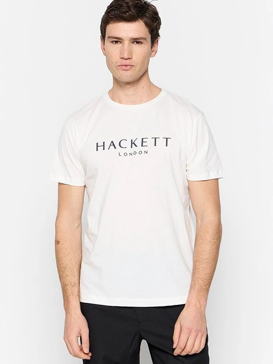 Zdjęcie produktu T-shirt z nadrukiem Hackett London biały
