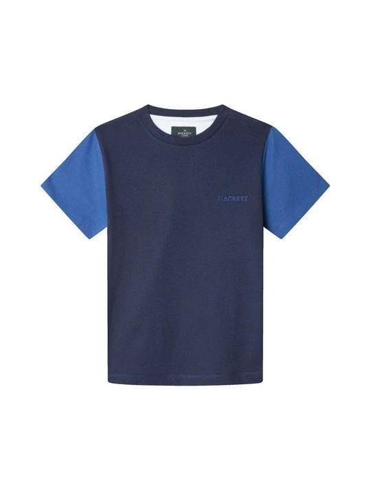Zdjęcie produktu T-shirt z nadrukiem Hackett London granatowy