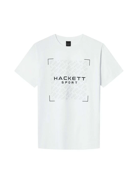 Zdjęcie produktu T-shirt z nadrukiem Hackett London biały