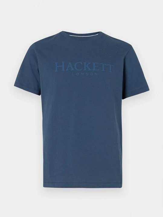 Zdjęcie produktu T-shirt z nadrukiem Hackett London granatowy