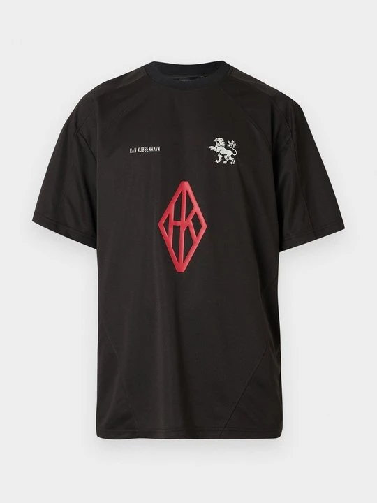 Zdjęcie produktu T-shirt z nadrukiem Han Kjøbenhavn czarny