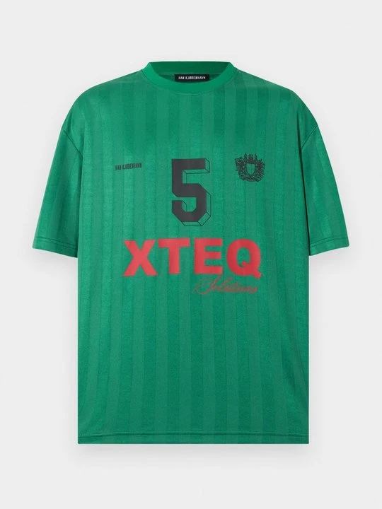 Zdjęcie produktu T-shirt z nadrukiem Han Kjøbenhavn zielony