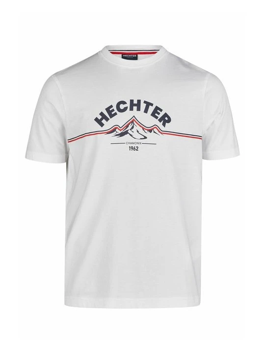 Zdjęcie produktu T-shirt z nadrukiem HECHTER PARIS biały