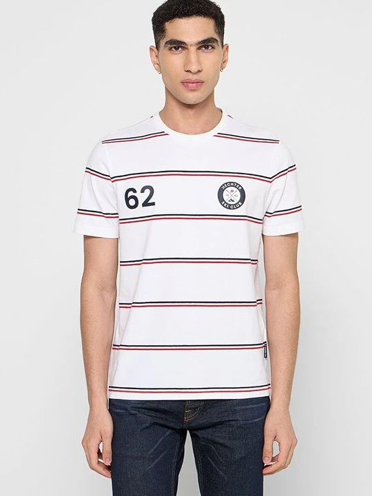 Zdjęcie produktu T-shirt z nadrukiem HECHTER PARIS biały