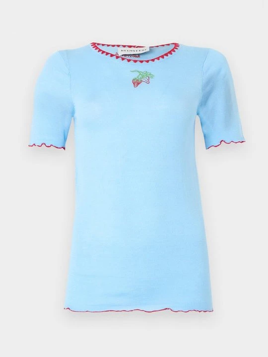 Zdjęcie produktu T-shirt z nadrukiem Helmstedt jasnoniebieski