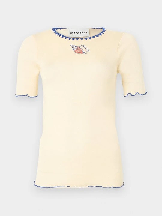 Zdjęcie produktu T-shirt z nadrukiem Helmstedt mleczny
