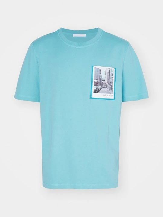 Zdjęcie produktu T-shirt z nadrukiem Helmut Lang petrol