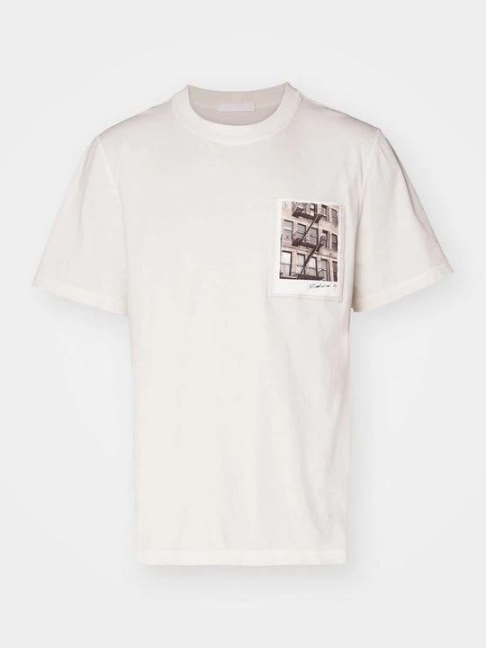 Zdjęcie produktu T-shirt z nadrukiem Helmut Lang mleczny