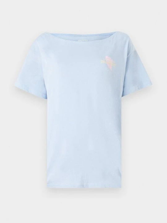 Zdjęcie produktu T-shirt z nadrukiem Hollister Co. niebieski