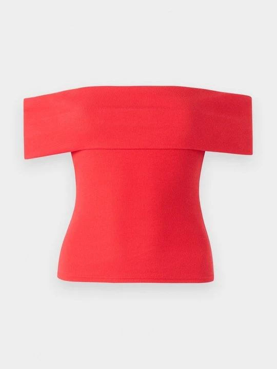 Zdjęcie produktu T-shirt z nadrukiem Hollister Co. czerwony