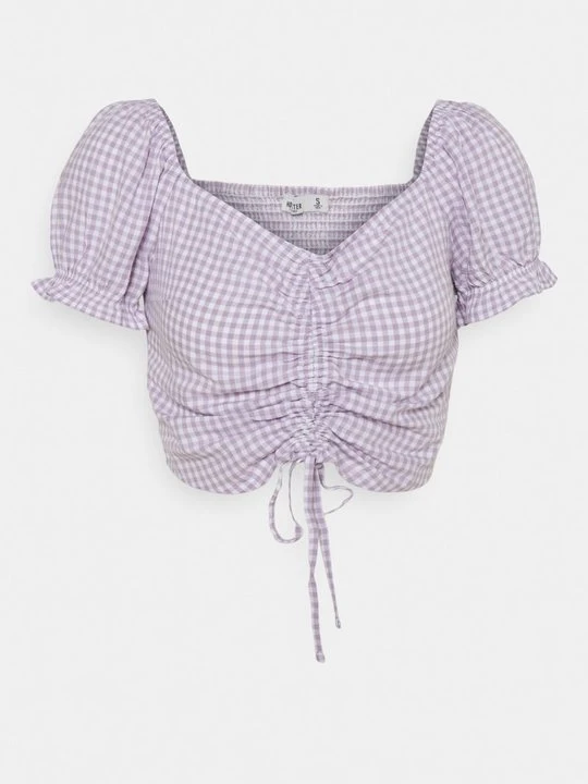 Zdjęcie produktu T-shirt z nadrukiem Hollister Co. fioletowy