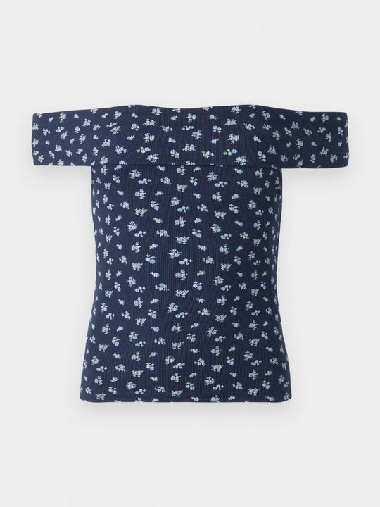 Zdjęcie produktu T-shirt z nadrukiem Hollister Co. granatowy