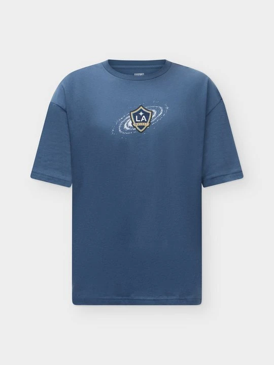 Zdjęcie produktu T-shirt z nadrukiem Hollister Co. granatowy