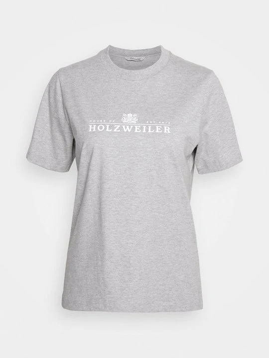 Zdjęcie produktu T-shirt z nadrukiem Holzweiler szary