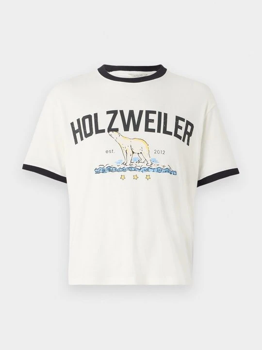 Zdjęcie produktu T-shirt z nadrukiem Holzweiler biały