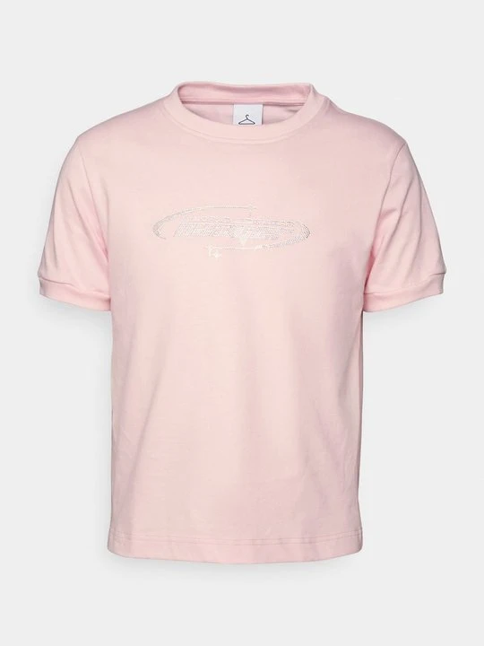 Zdjęcie produktu T-shirt z nadrukiem Holzweiler jasnoróżowy