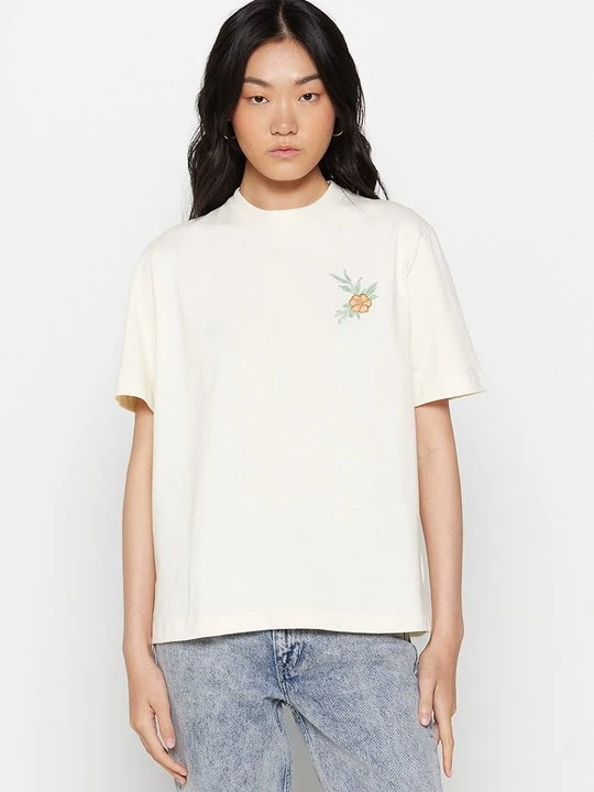 Zdjęcie produktu T-shirt z nadrukiem Holzweiler mleczny