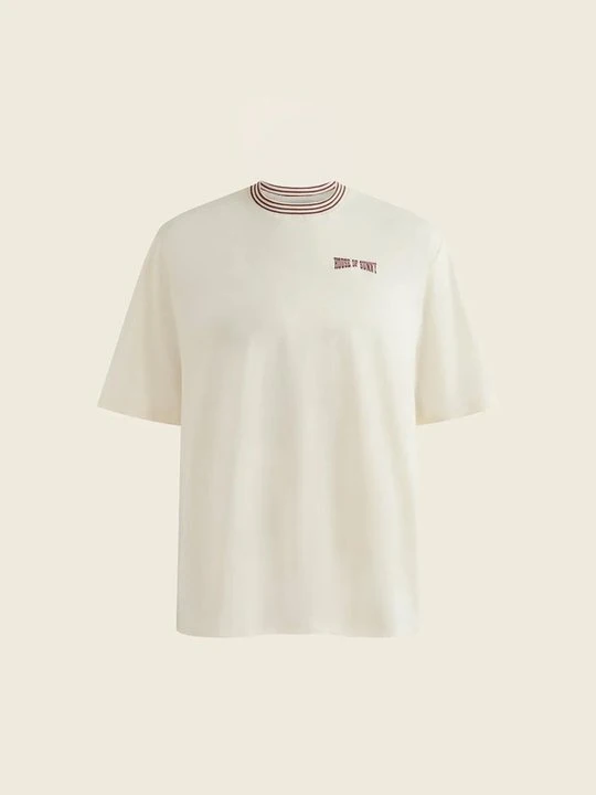 Zdjęcie produktu T-shirt z nadrukiem House Of Sunny beżowy