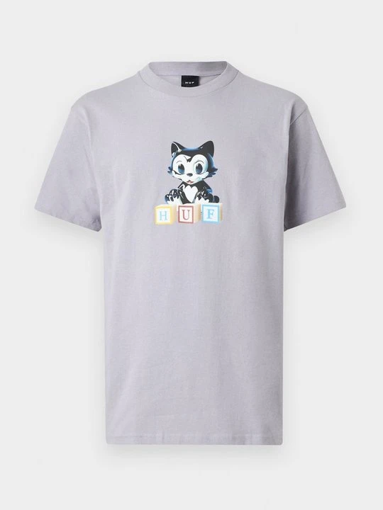 Zdjęcie produktu T-shirt z nadrukiem HUF liliowy