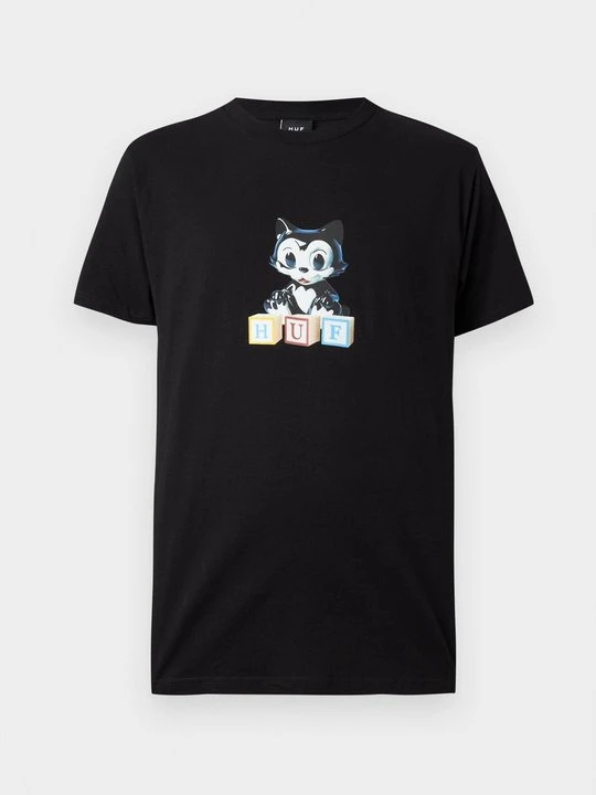 Zdjęcie produktu T-shirt z nadrukiem HUF czarny
