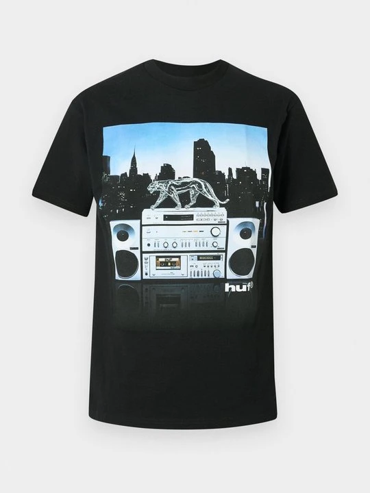 Zdjęcie produktu T-shirt z nadrukiem HUF czarny