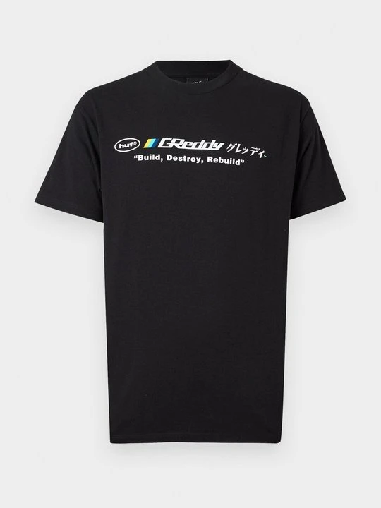 Zdjęcie produktu T-shirt z nadrukiem HUF czarny