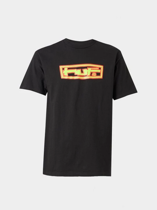 Zdjęcie produktu T-shirt z nadrukiem HUF czarny