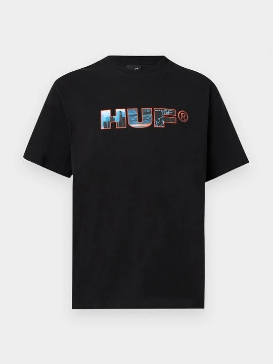 Zdjęcie produktu T-shirt z nadrukiem HUF czarny