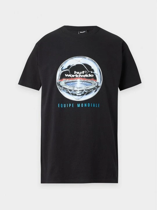 Zdjęcie produktu T-shirt z nadrukiem HUF czarny
