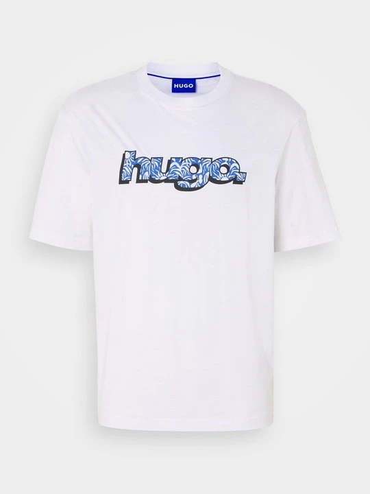 Zdjęcie produktu T-shirt z nadrukiem Hugo biały