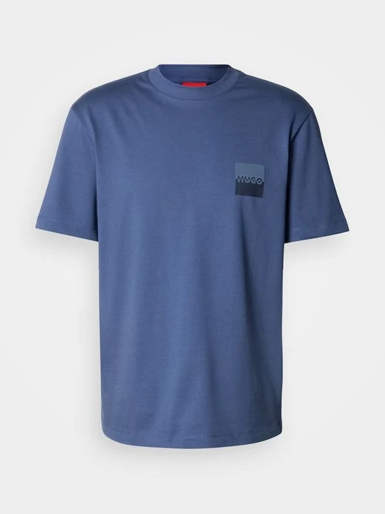 Zdjęcie produktu T-shirt z nadrukiem Hugo niebieski