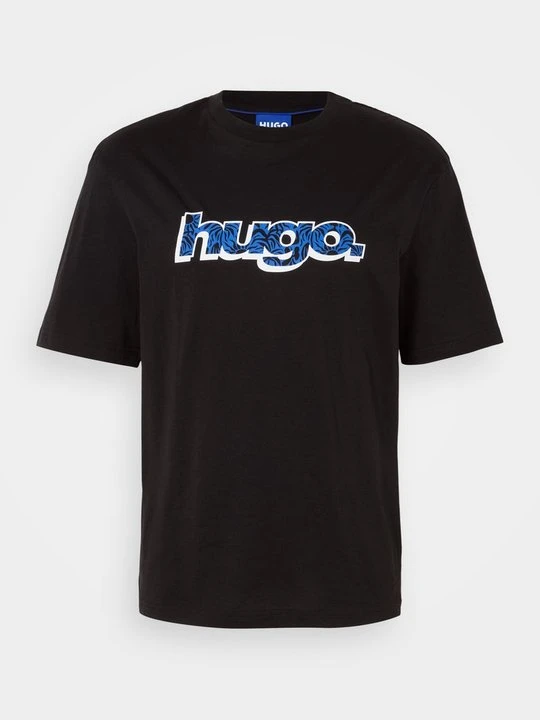 Zdjęcie produktu T-shirt z nadrukiem Hugo czarny