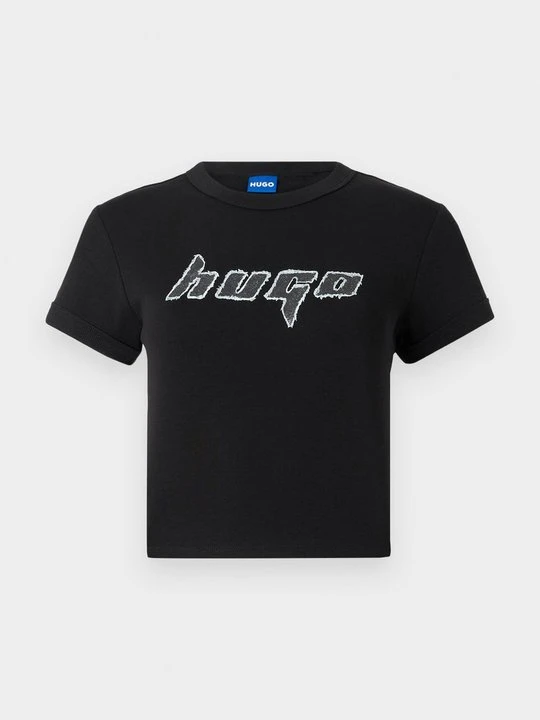 Zdjęcie produktu T-shirt z nadrukiem Hugo czarny