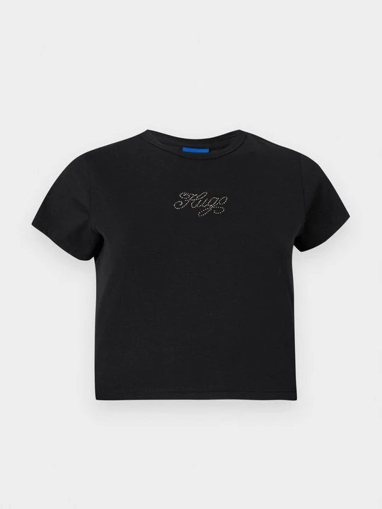 Zdjęcie produktu T-shirt z nadrukiem Hugo czarny