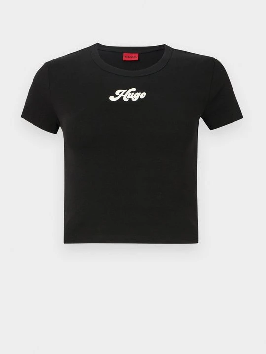 Zdjęcie produktu T-shirt z nadrukiem Hugo czarny