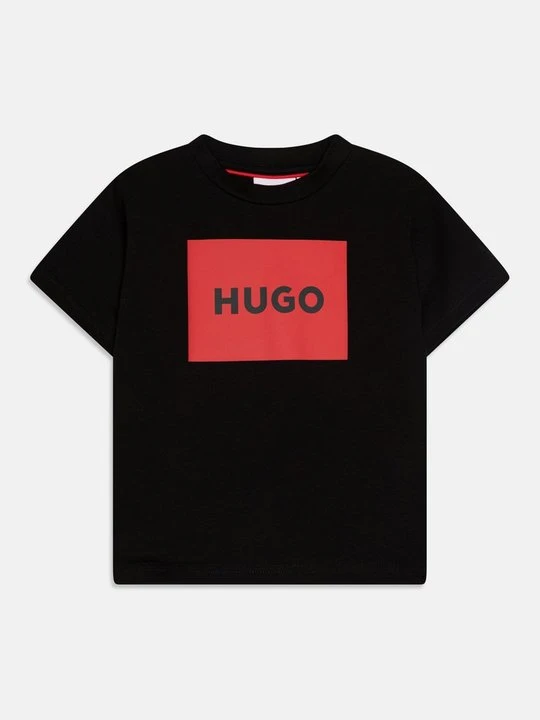 Zdjęcie produktu T-shirt z nadrukiem Hugo czarny