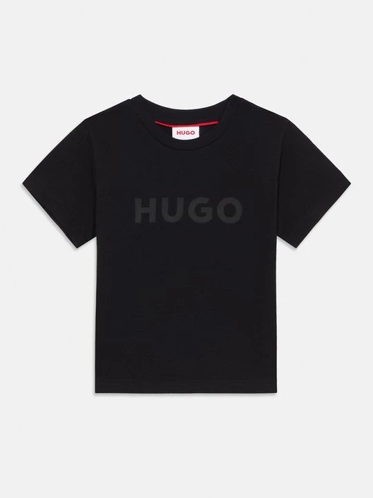 Zdjęcie produktu T-shirt z nadrukiem Hugo czarny