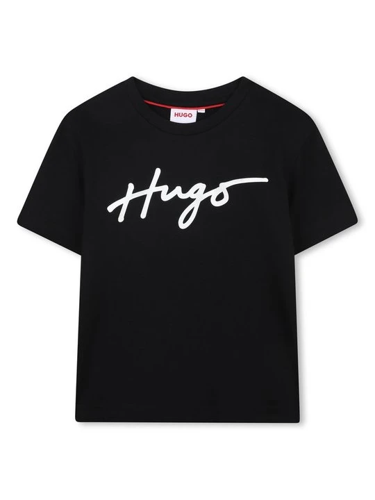 Zdjęcie produktu T-shirt z nadrukiem Hugo czarny